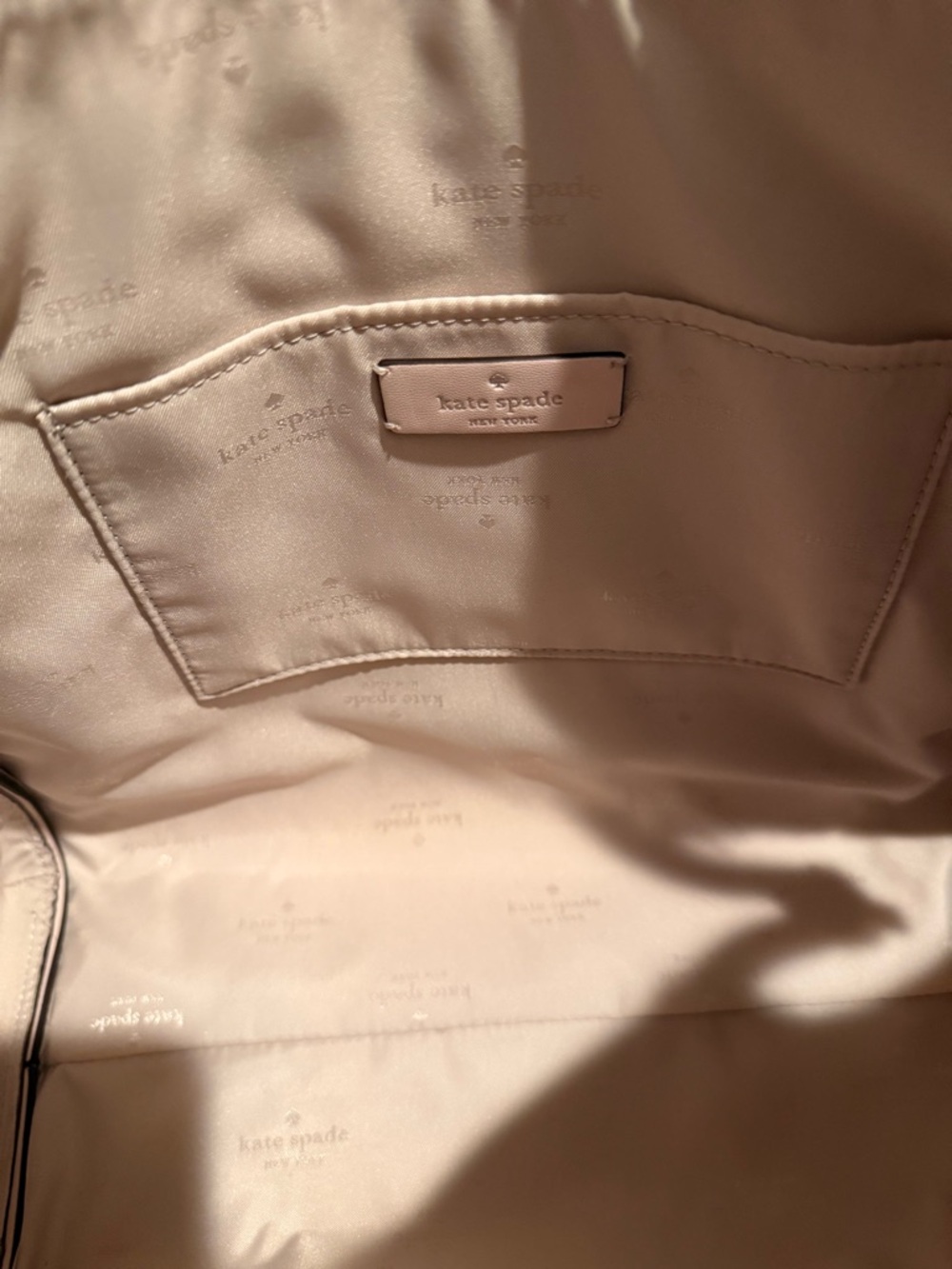 kate spade Blush Pink Pebbled Leather Tote - Picture 5 of 6